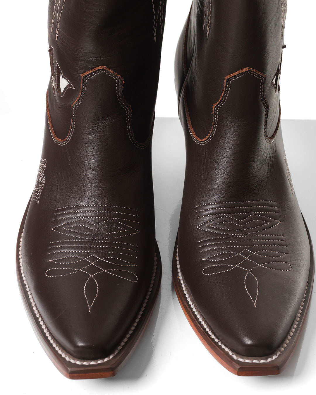 Sunny Boot Chocolate/White Women’s Cowboy Boots | Besita Boots