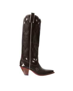 Sunny Boot Chocolate/White Women’s Cowboy Boots | Besita Boots