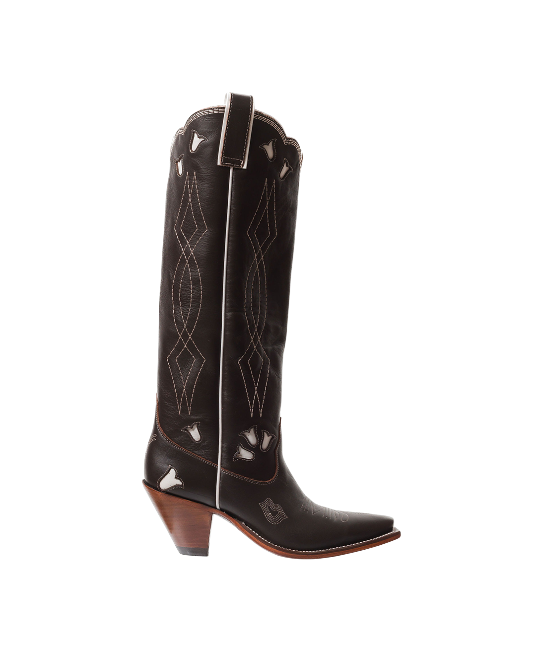 Sunny Boot Chocolate/White Women’s Cowboy Boots | Besita Boots